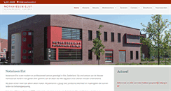 Desktop Screenshot of notarissenelst.nl